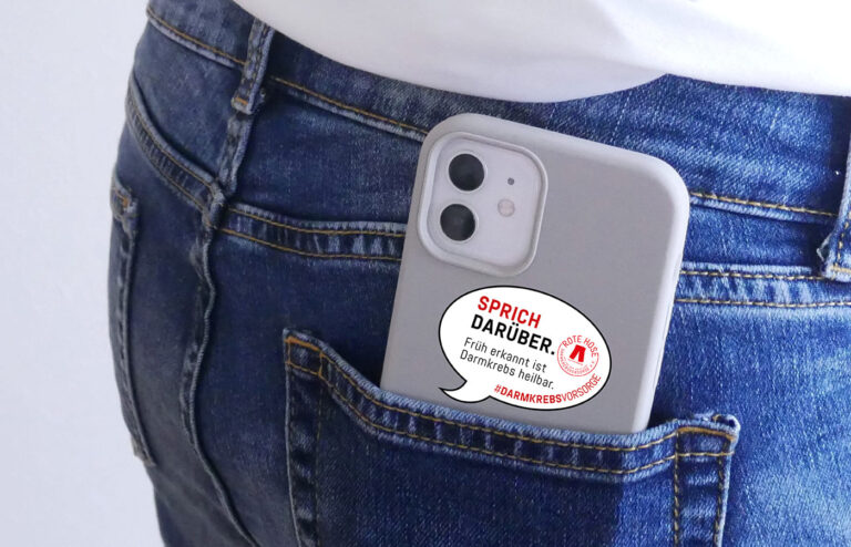 Beispiel Aufkleber "Sprechblase"